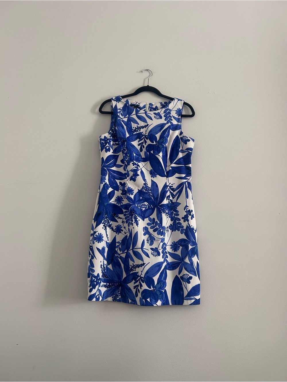 Alyx Blue and White Floral Midi Dress